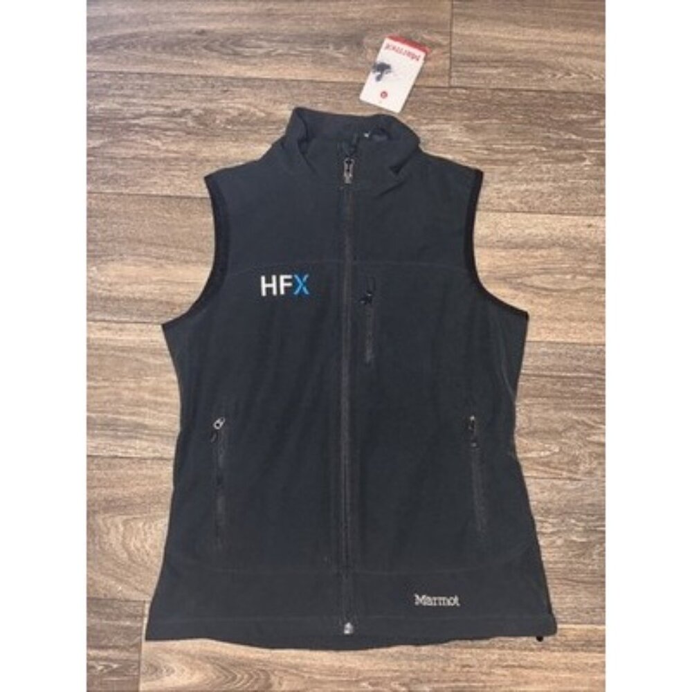 Marmot Women’s Tempo Vest Black Style# M98220 Full Zip Size Small